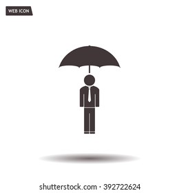 Man With Umbrella