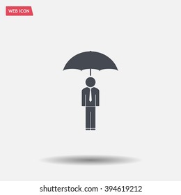 Man With Umbrella