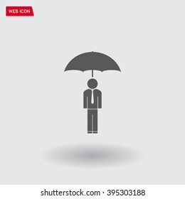 Man With Umbrella