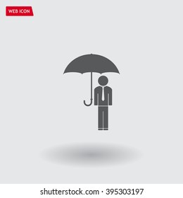 Man With Umbrella