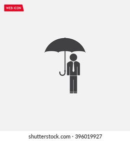 Man With Umbrella