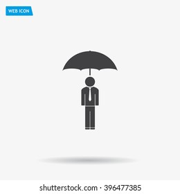 Man With Umbrella