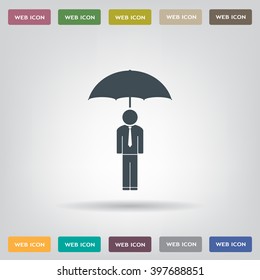 Man With Umbrella