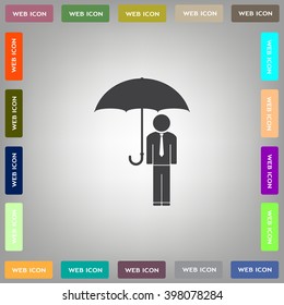 Man With Umbrella