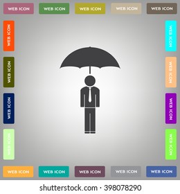 Man With Umbrella