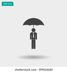Man With Umbrella