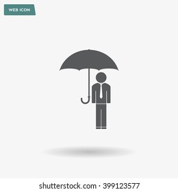 Man With Umbrella