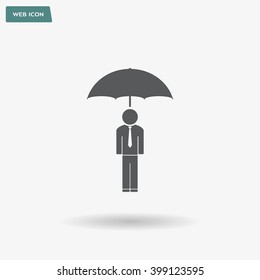 Man With Umbrella