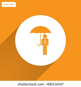 Man With Umbrella