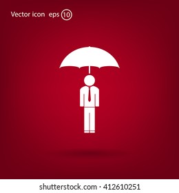 Man With Umbrella