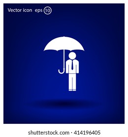 Man With Umbrella