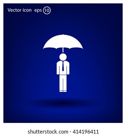 Man With Umbrella