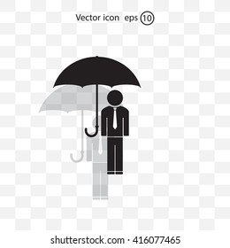Man With Umbrella
