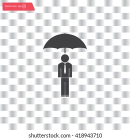 Man With Umbrella