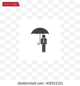 Man With Umbrella