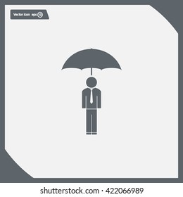 Man With Umbrella