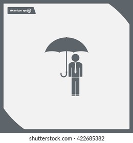 Man With Umbrella