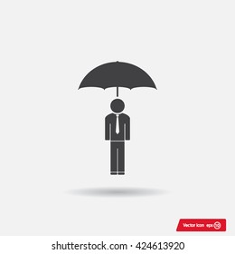 Man With Umbrella