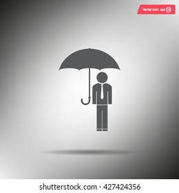 Man With Umbrella