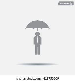 Man With Umbrella