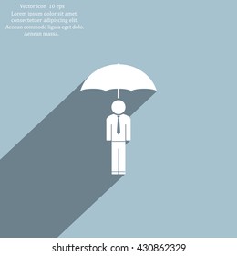 Man With Umbrella