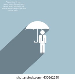 Man With Umbrella
