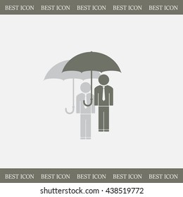 Man With Umbrella