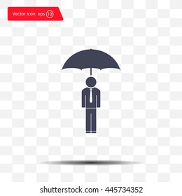 Man With Umbrella