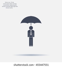 Man With Umbrella