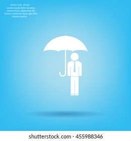 Man With Umbrella