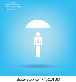 Man With Umbrella