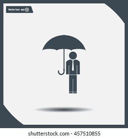 Man With Umbrella