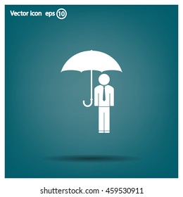 Man With Umbrella