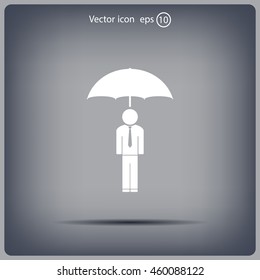 Man With Umbrella