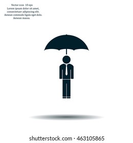 Man With Umbrella