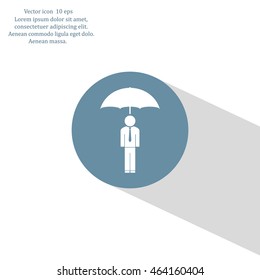 Man With Umbrella