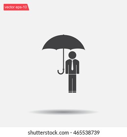 Man With Umbrella