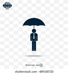 Man With Umbrella
