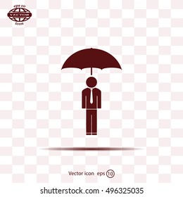 Man With Umbrella