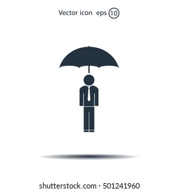 Man With Umbrella