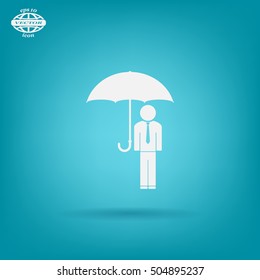 Man With Umbrella