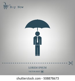 Man With Umbrella