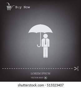 Man With Umbrella