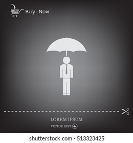 Man With Umbrella