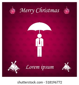 Man With Umbrella