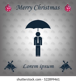 Man With Umbrella
