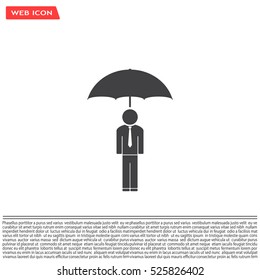 Man With Umbrella