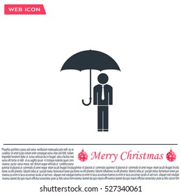 Man With Umbrella