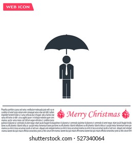 Man With Umbrella