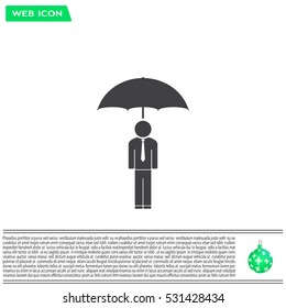Man With Umbrella